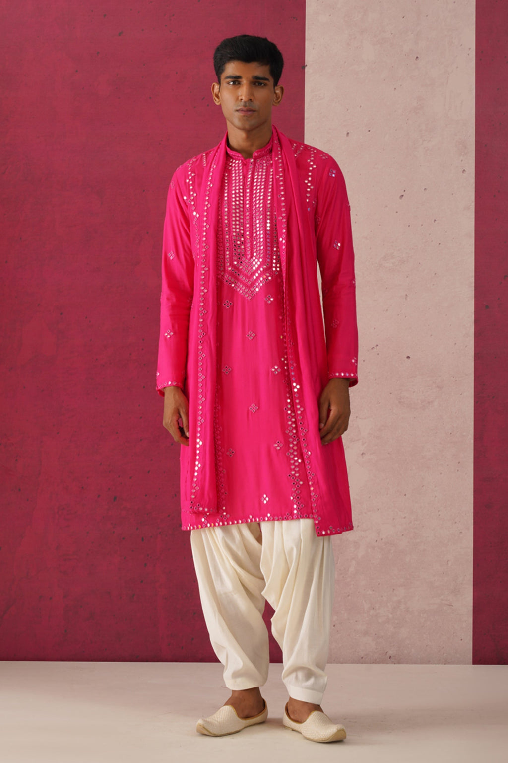 Fakira- Mirror Work Patiyala Kurta Set
