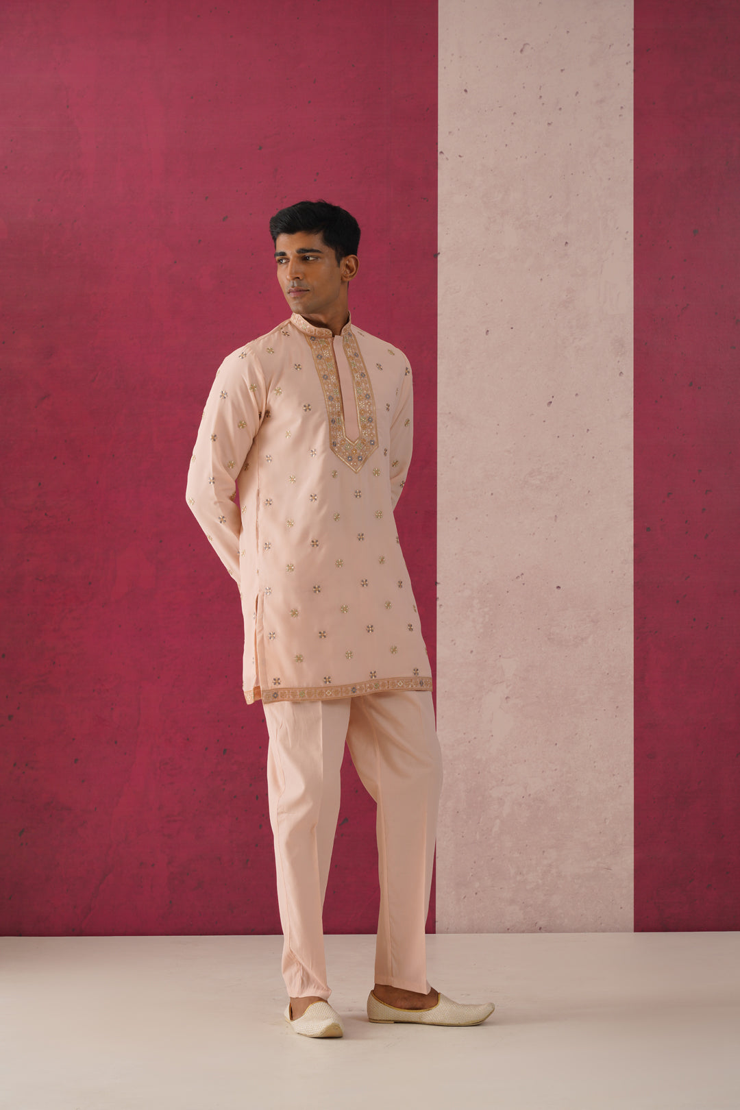 Mukta- Embroidered Short Kurta