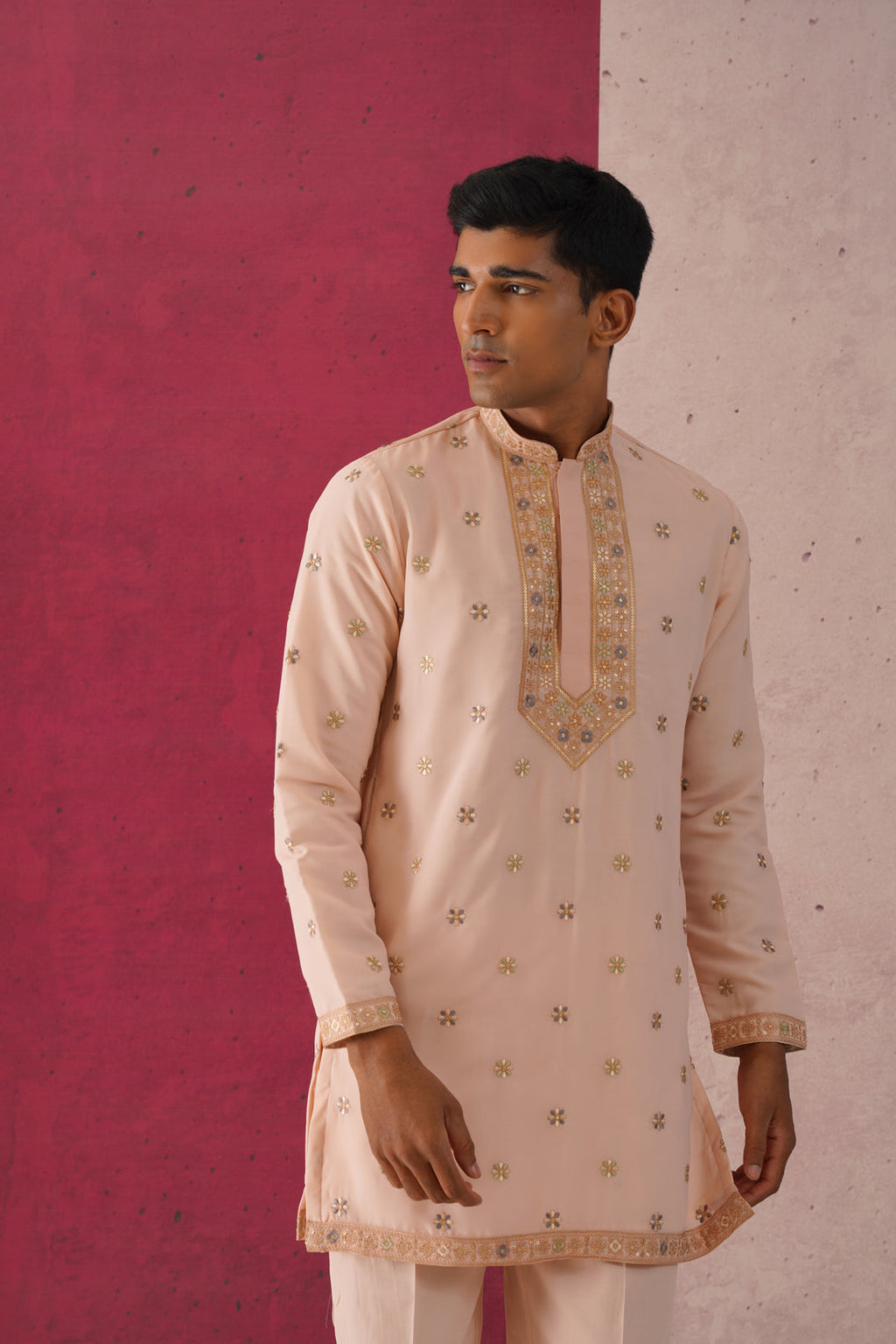 Mukta- Embroidered Short Kurta