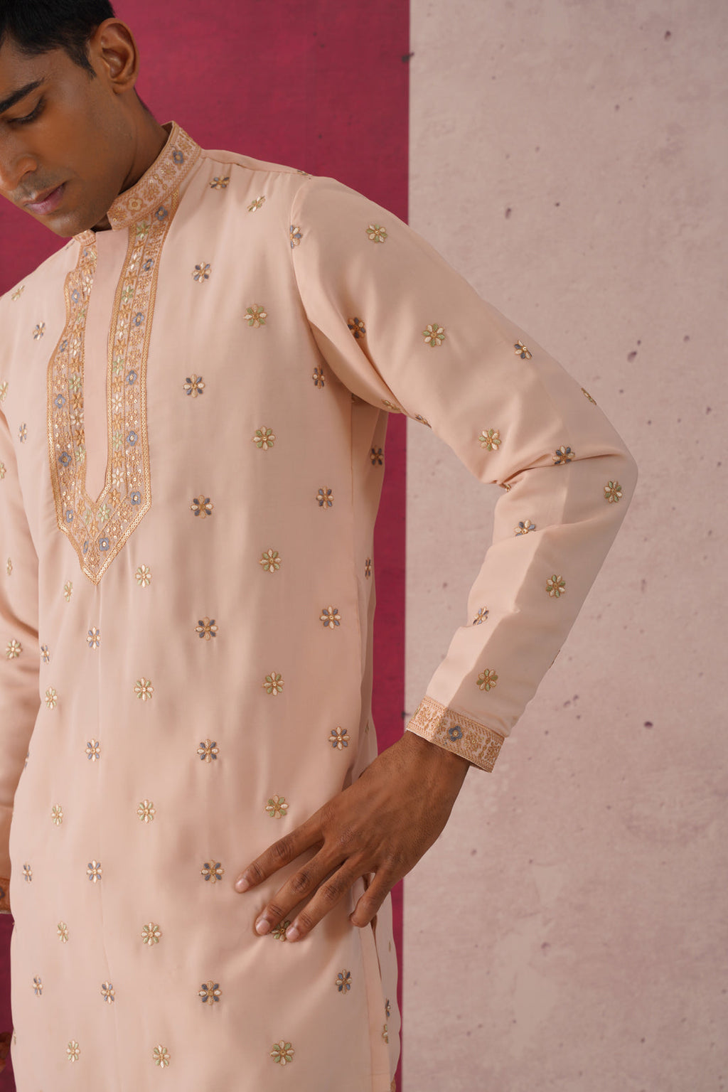 Mukta- Embroidered Short Kurta