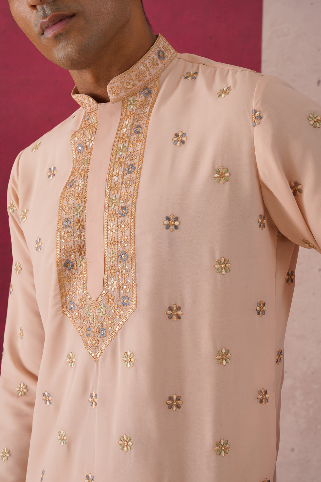 Mukta- Embroidered Short Kurta