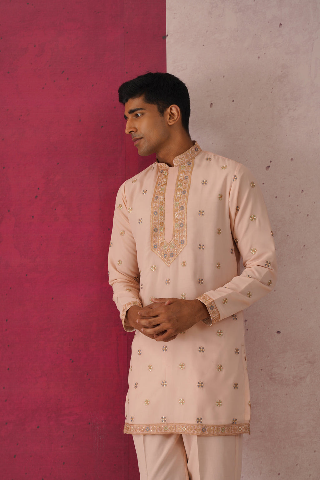 Mukta- Embroidered Short Kurta