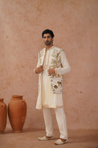 Dev Jacket Kurta Set with dupatta