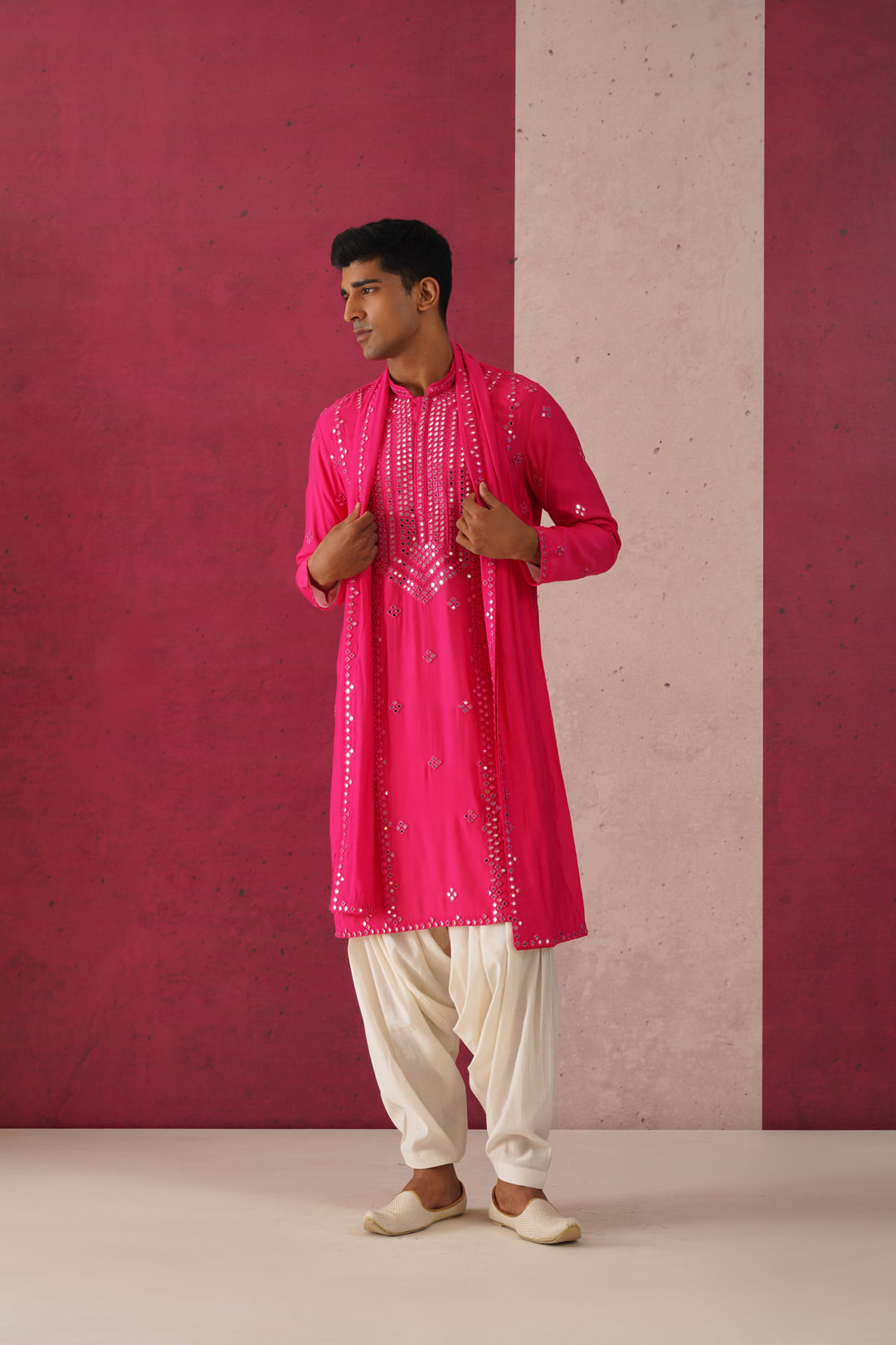 Fakira- Mirror Work Patiyala Kurta Set