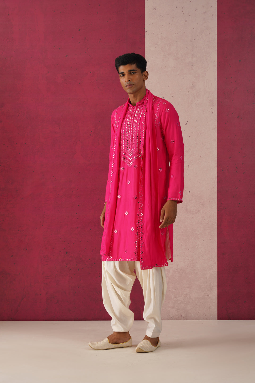 Fakira- Mirror Work Patiyala Kurta Set