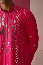 Fakira- Mirror Work Patiyala Kurta Set