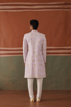 Riyan - Lilac Embroidered Indowestern