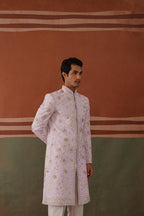 Riyan - Lilac Embroidered Indowestern