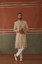 Rehan - Sherwani in Light Mehandi