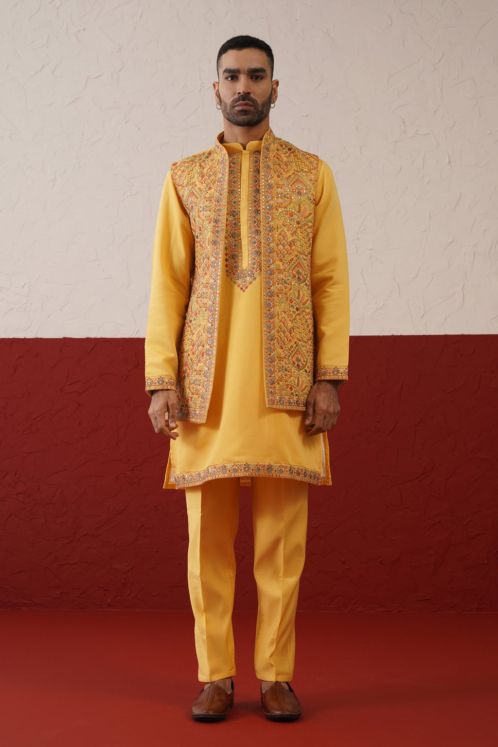 Ivaan Jacket Kurta Set
