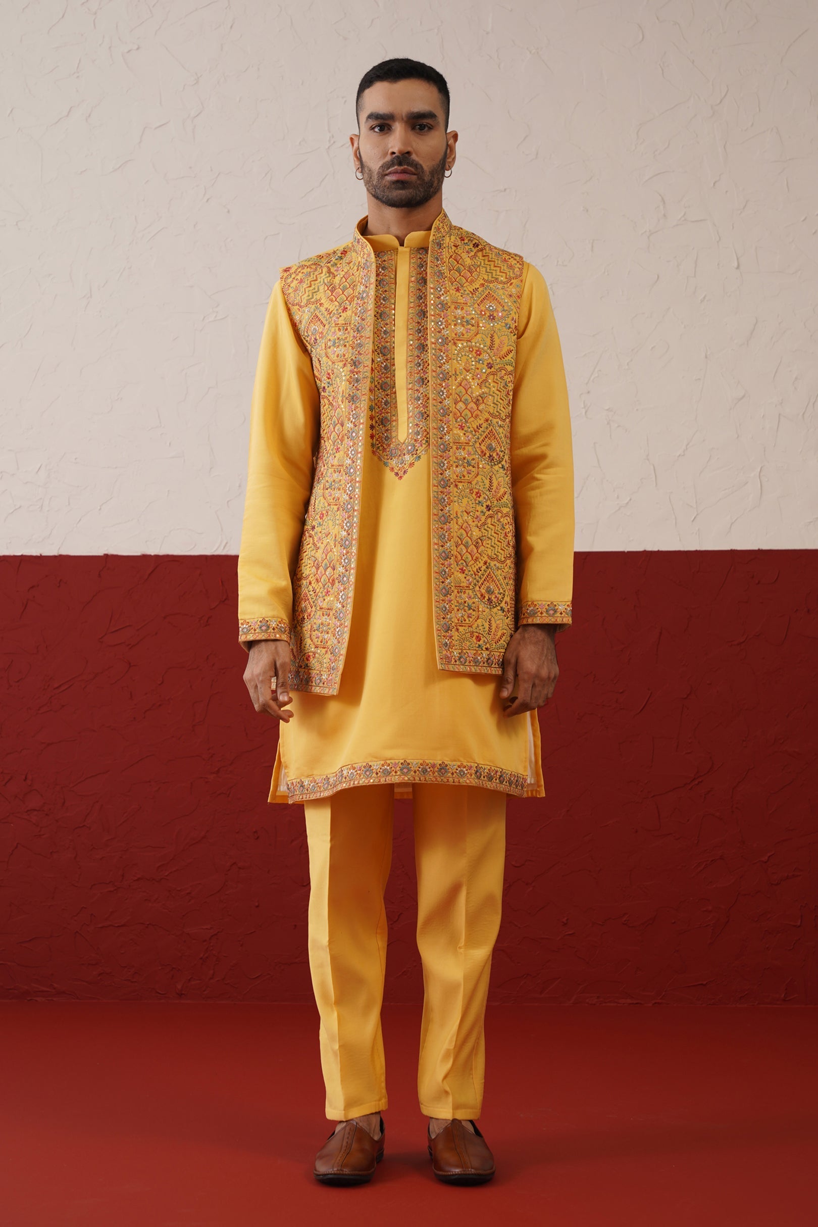Ivaan Jacket Kurta Set