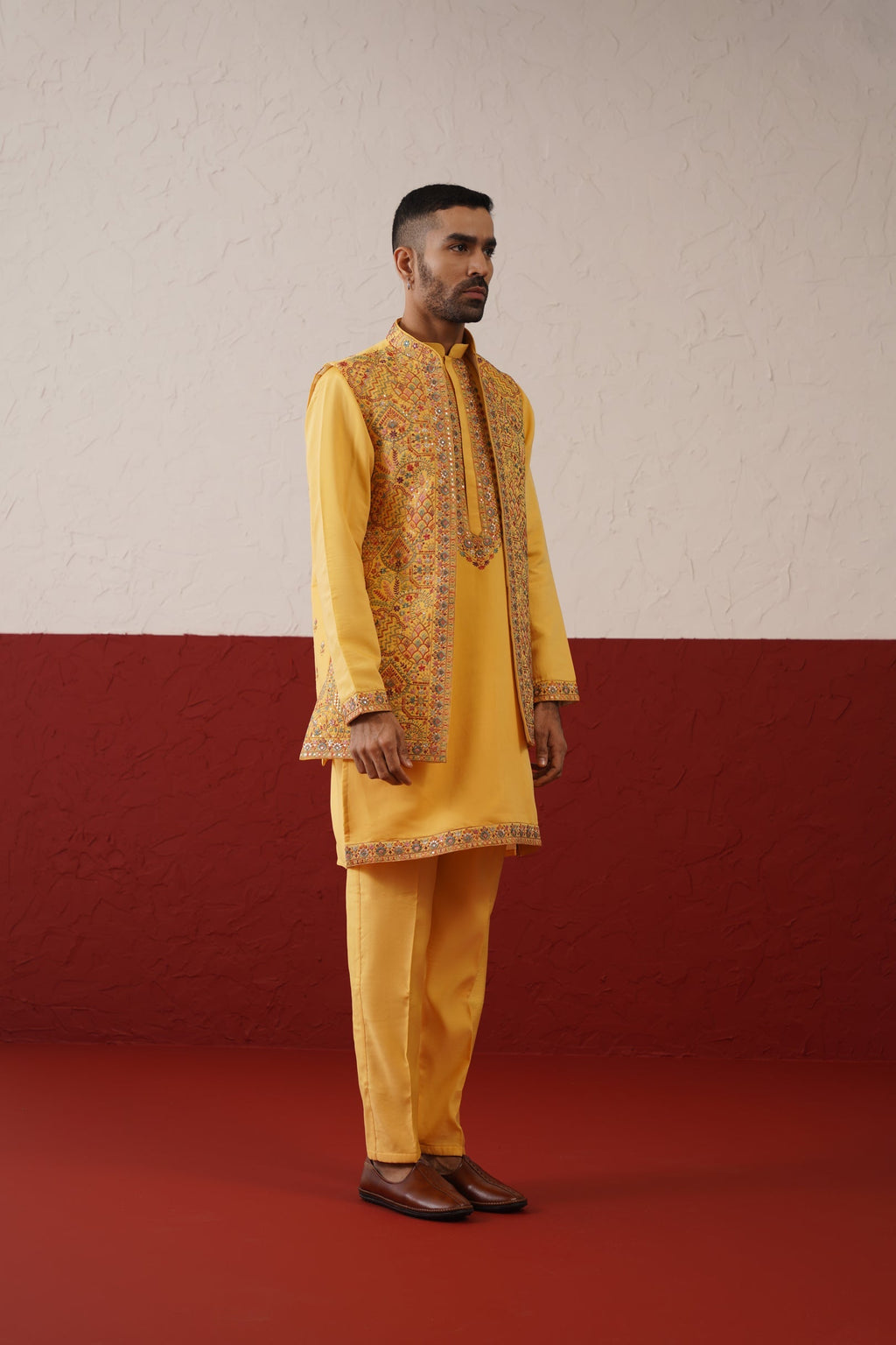 Ivaan Jacket Kurta Set
