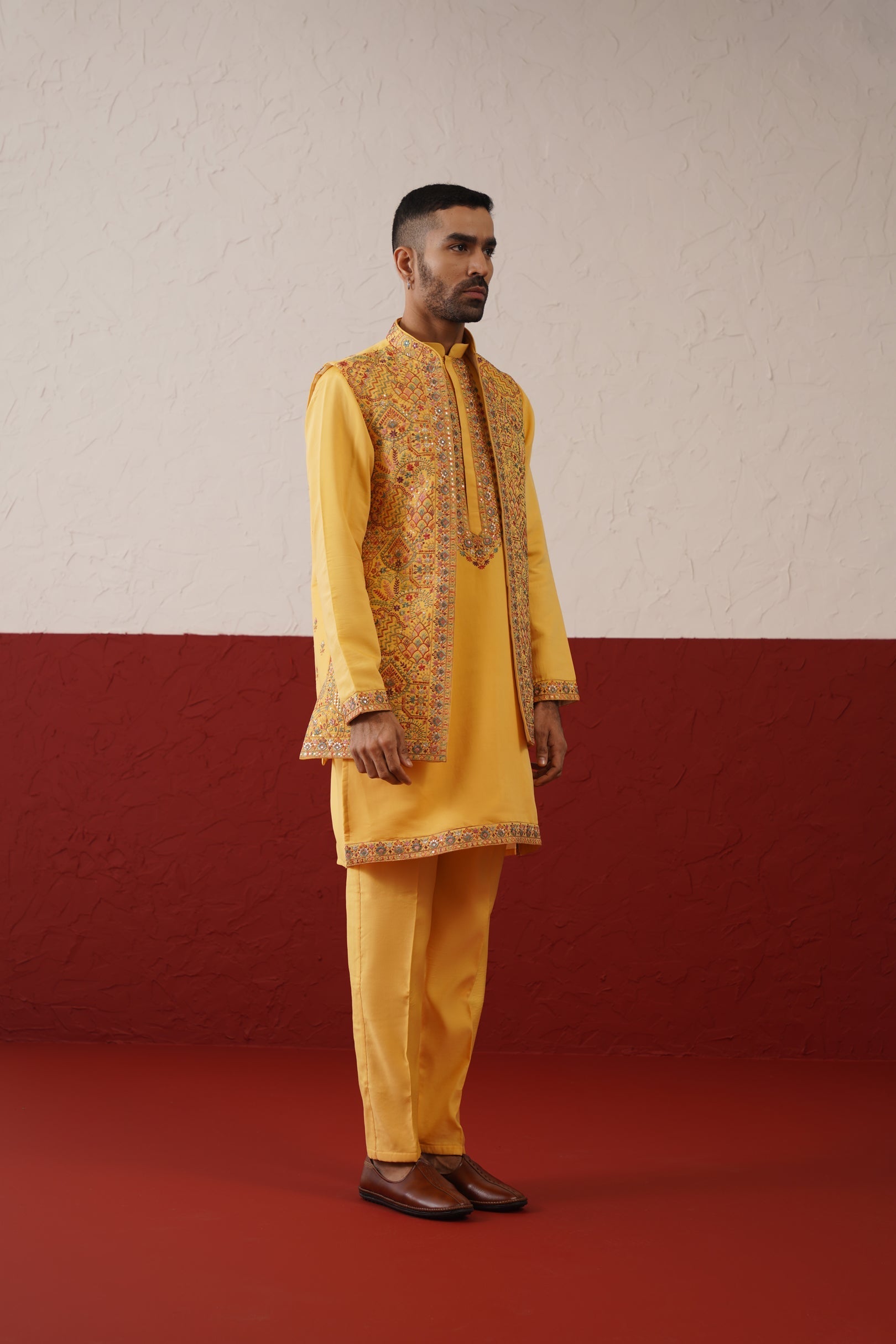Ivaan Jacket Kurta Set