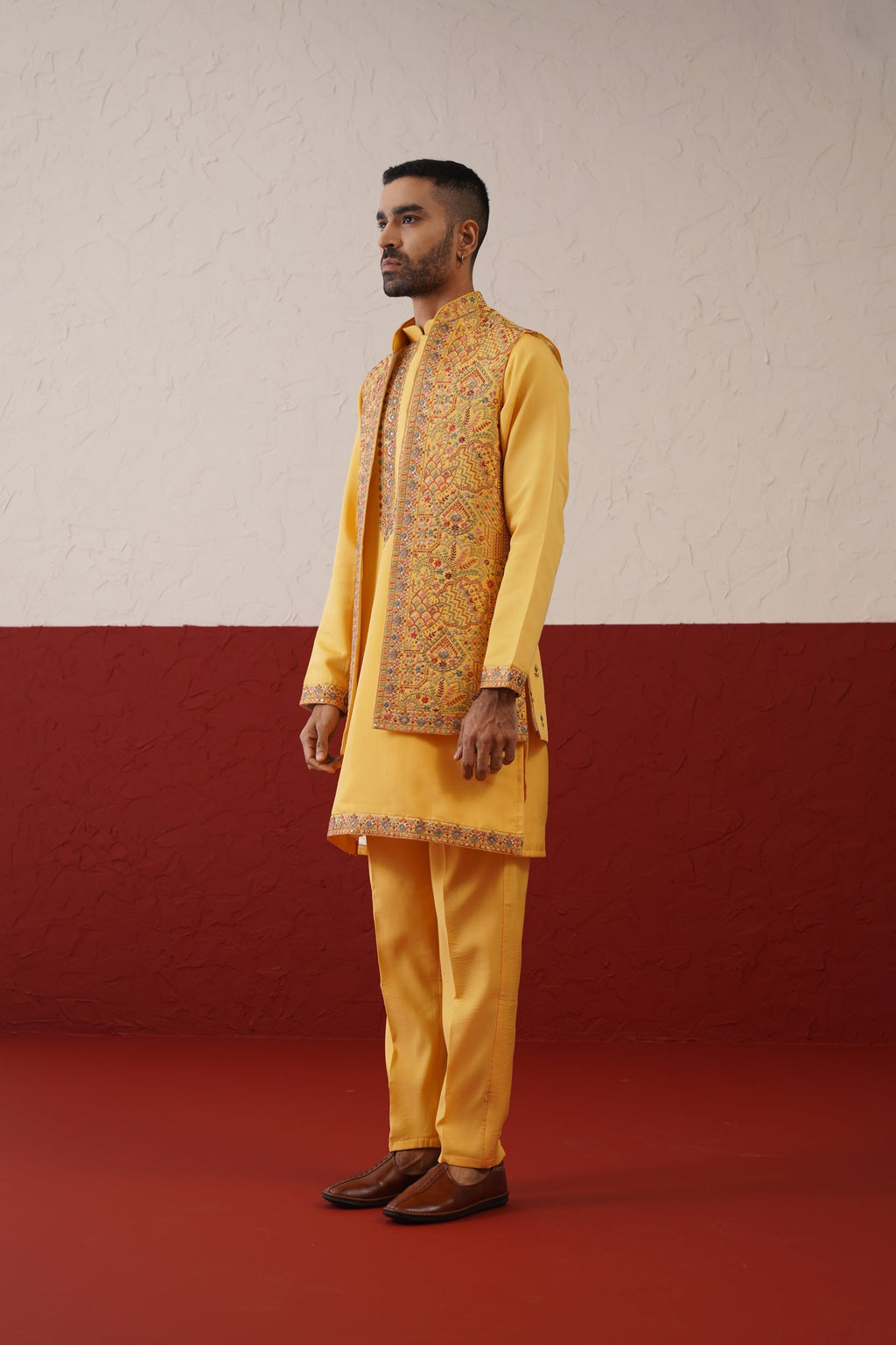 Ivaan Jacket Kurta Set