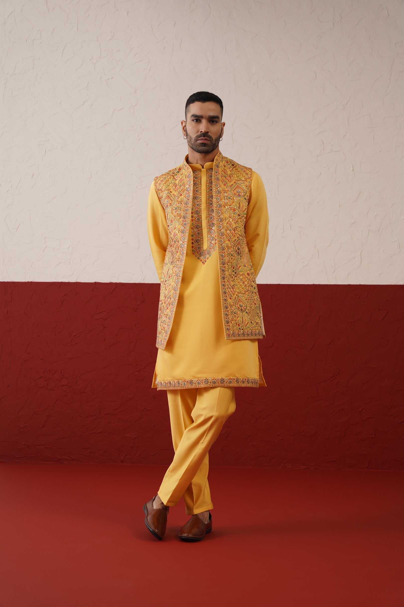 Ivaan Jacket Kurta Set