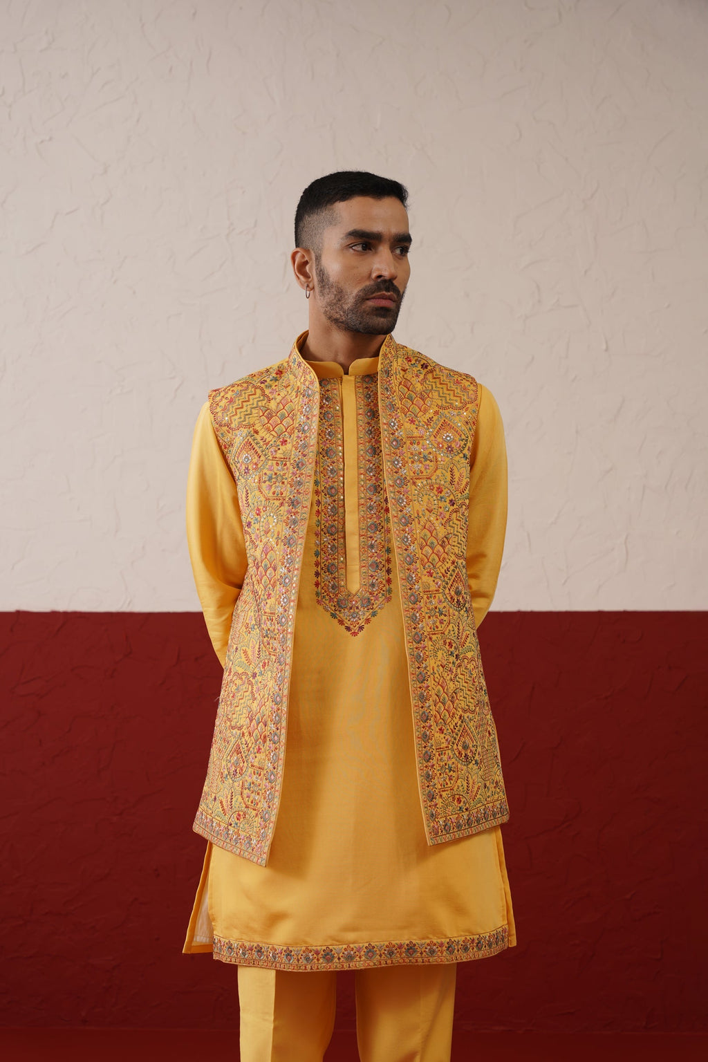 Ivaan Jacket Kurta Set