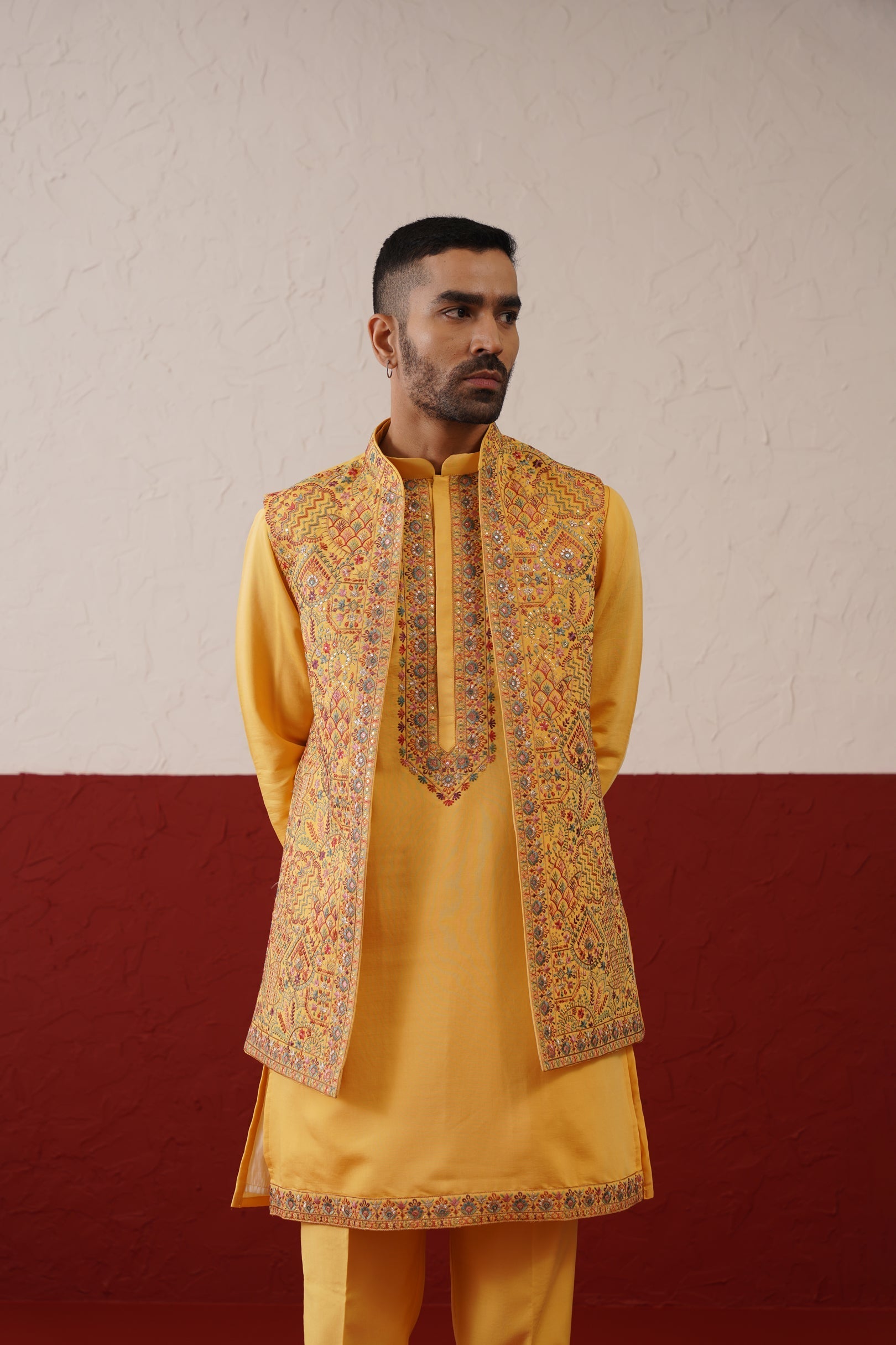 Ivaan Jacket Kurta Set
