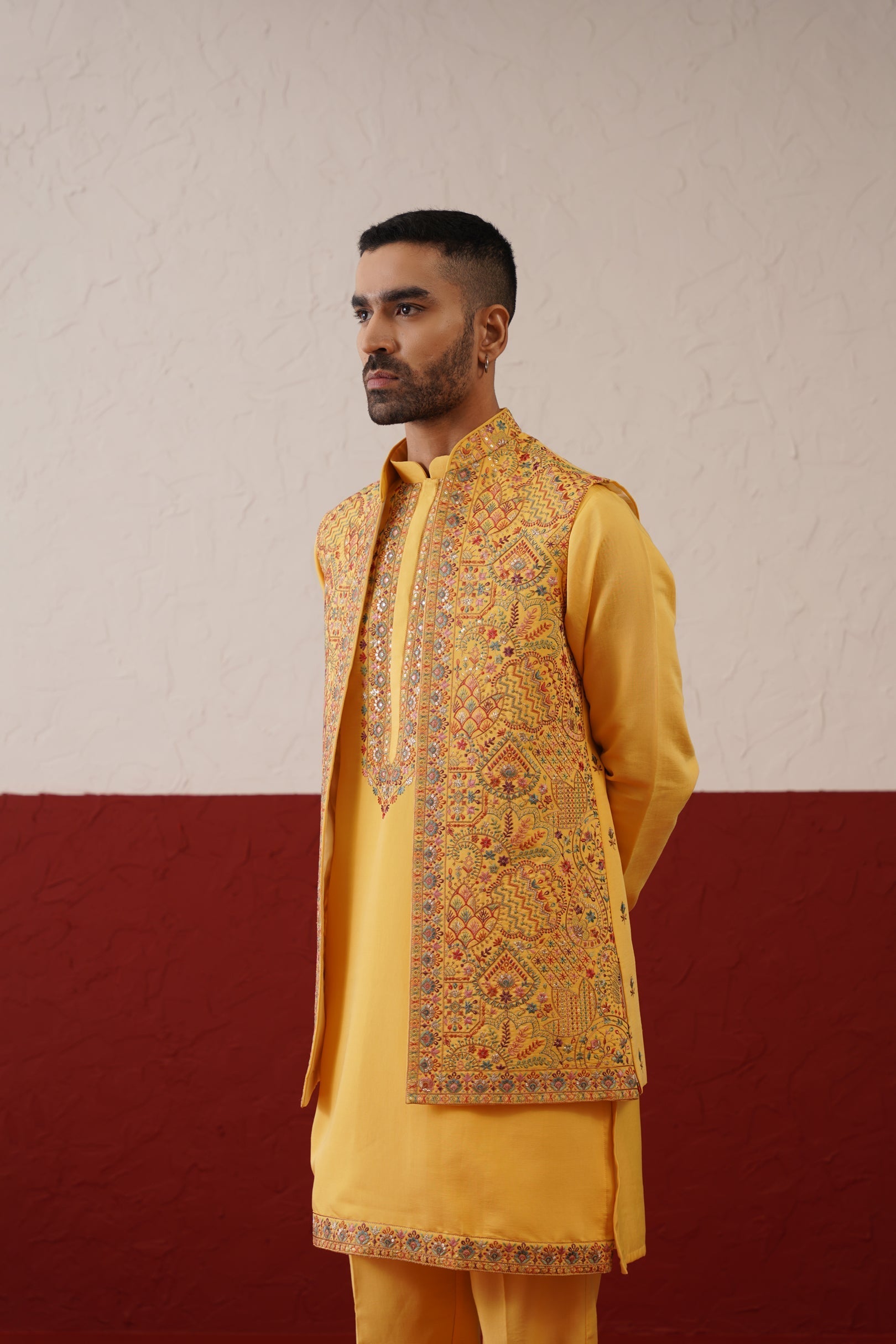 Ivaan Jacket Kurta Set