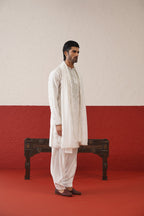 Arnav mirror work Kurta Patiyala Set