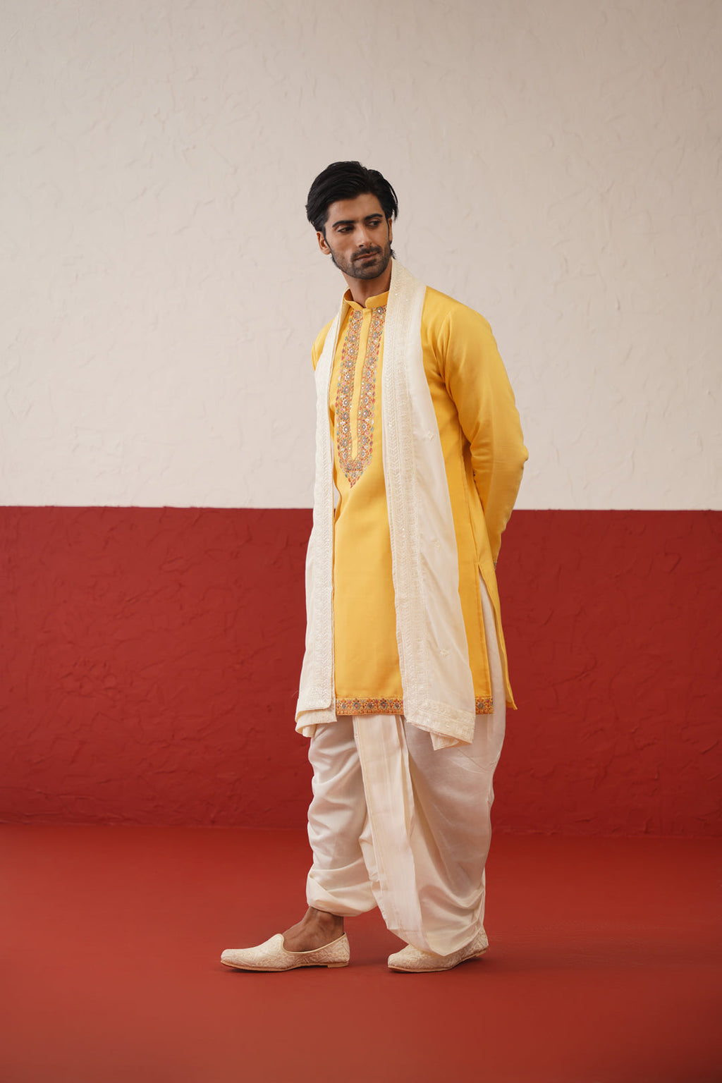 Milan Kurta dhoti Set with dupatta