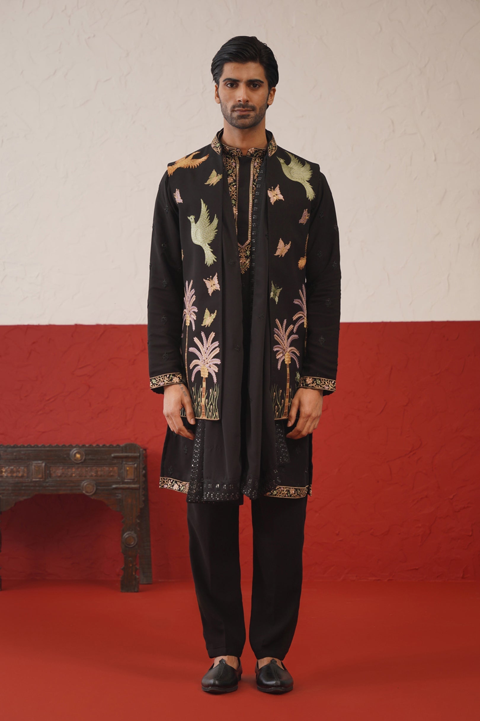 Yashas Jacket Kurta Set with dupatta
