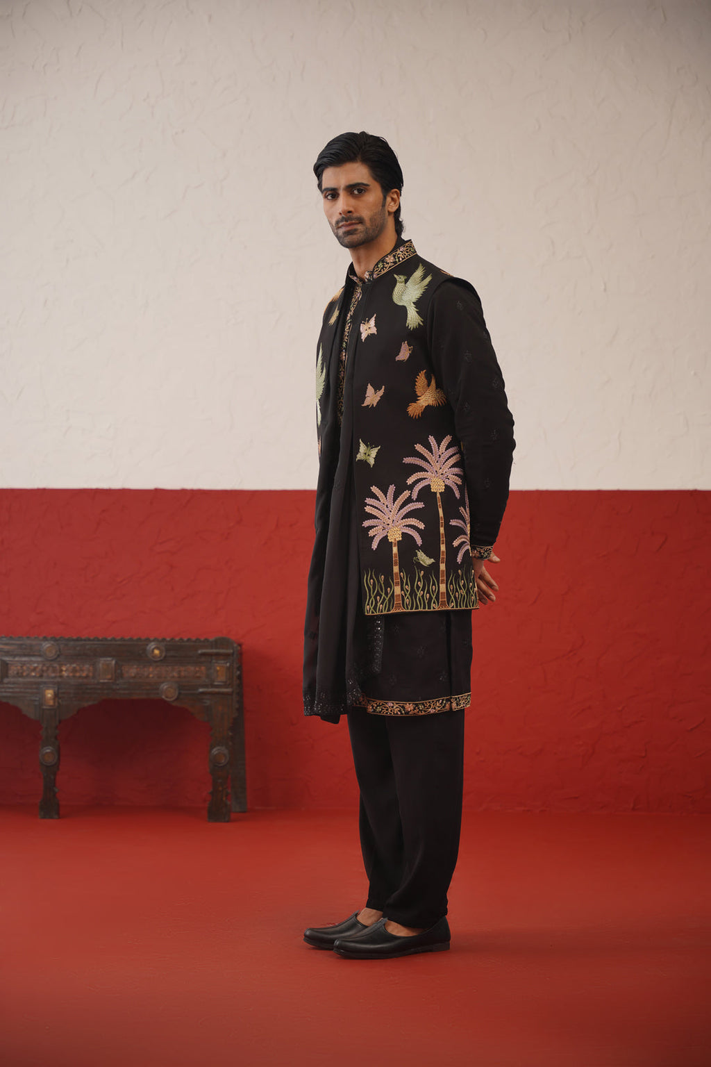 Yashas Jacket Kurta Set with dupatta