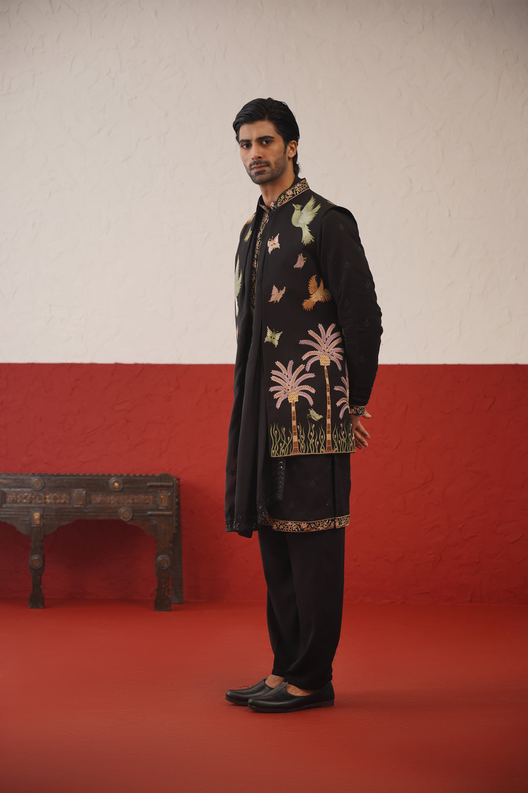 Yashas Jacket Kurta Set with dupatta