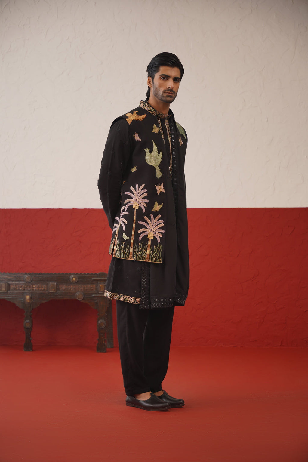Yashas Jacket Kurta Set with dupatta