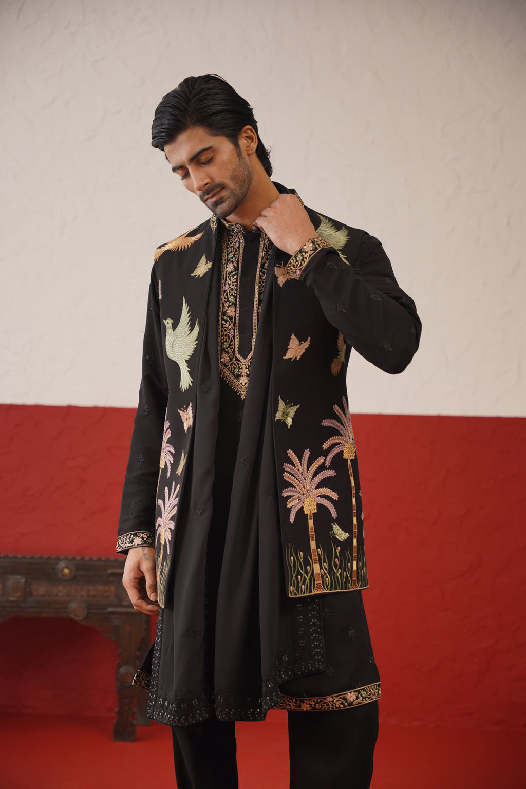 Yashas Jacket Kurta Set with dupatta