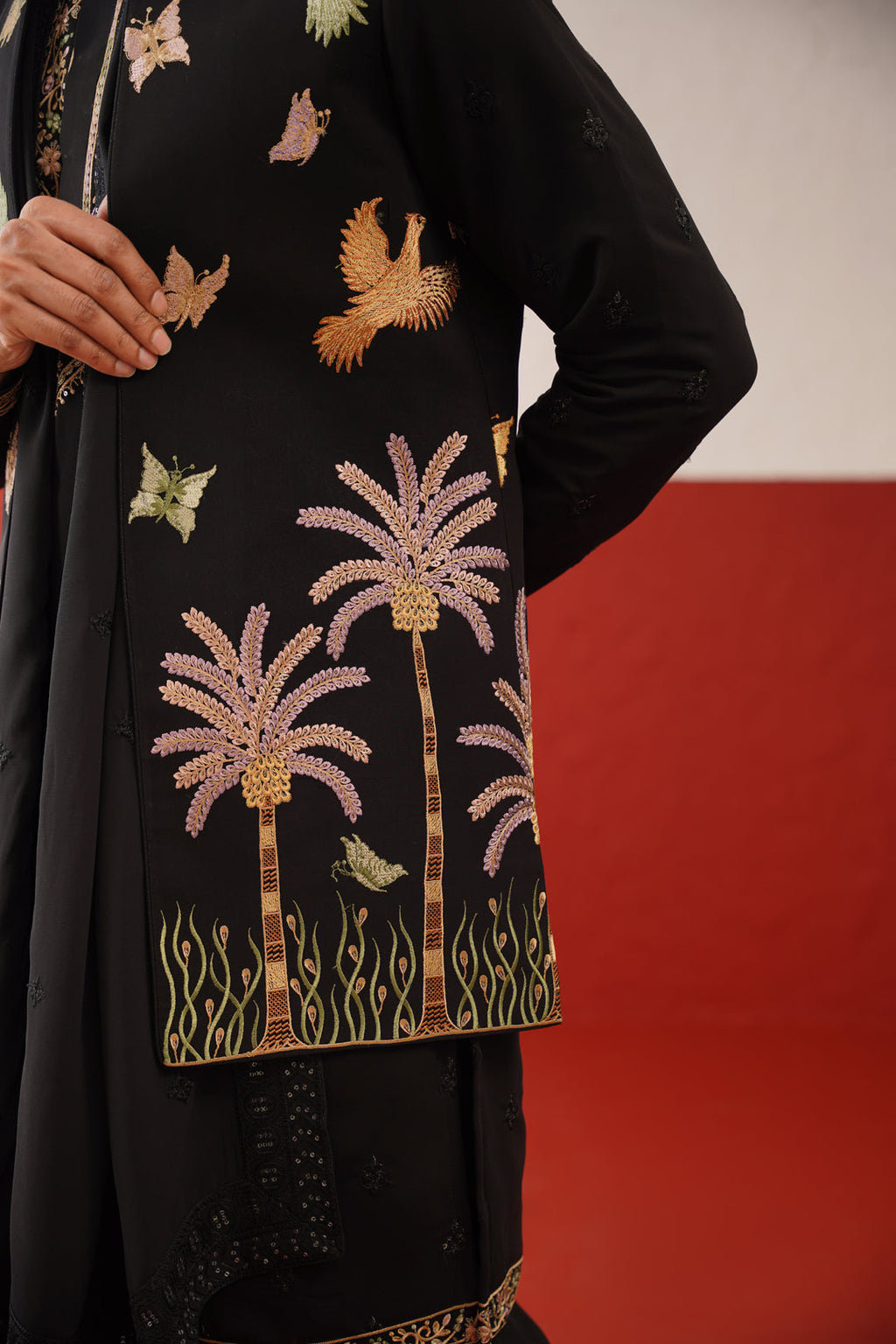 Yashas Jacket Kurta Set with dupatta