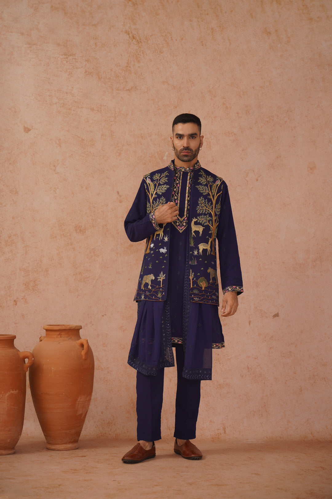 Tanay Jacket Kurta Set with dupatta