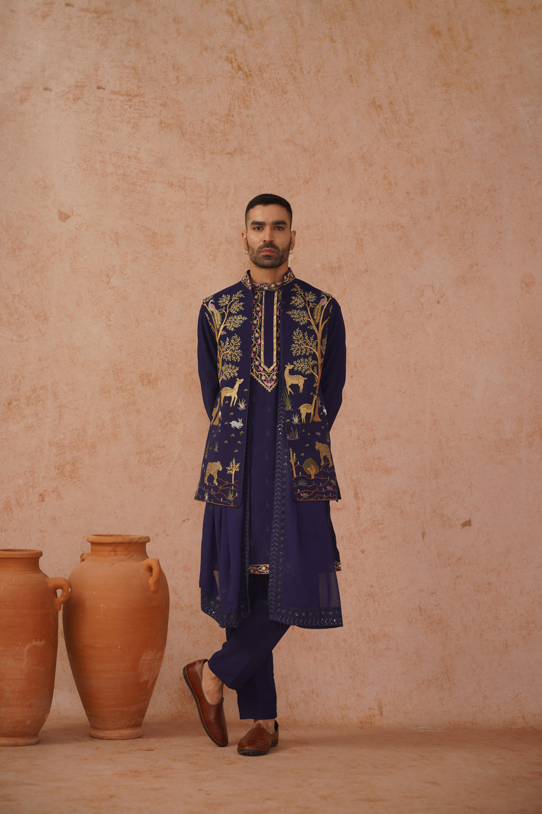 Tanay Jacket Kurta Set with dupatta