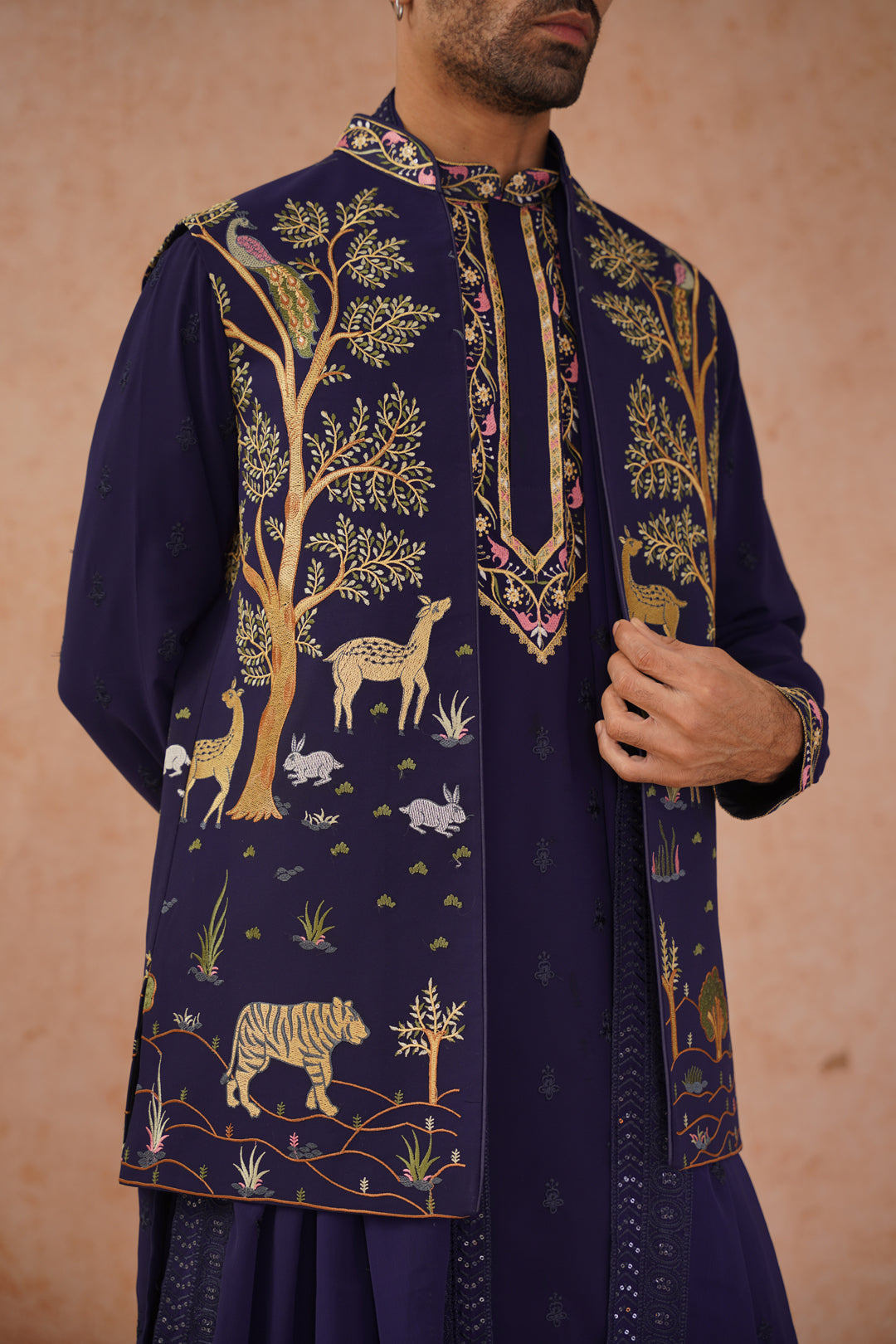 Tanay Jacket Kurta Set with dupatta