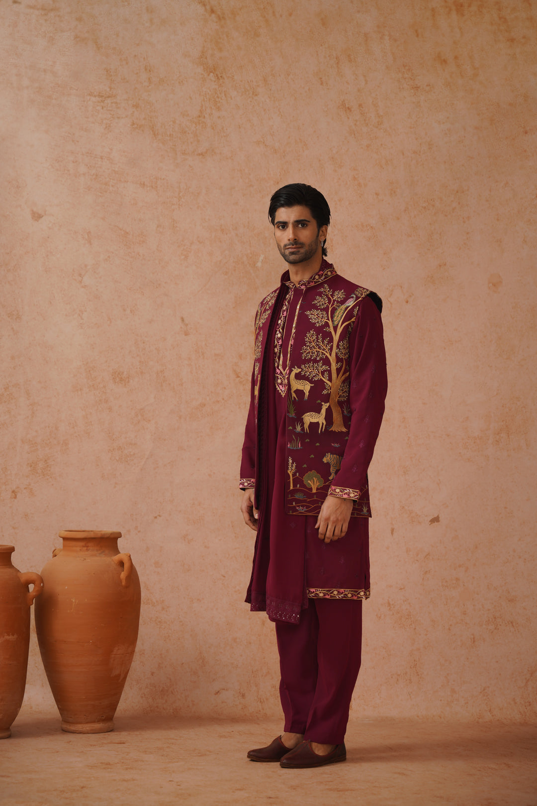 Jai Jacket Kurta Set with dupatta
