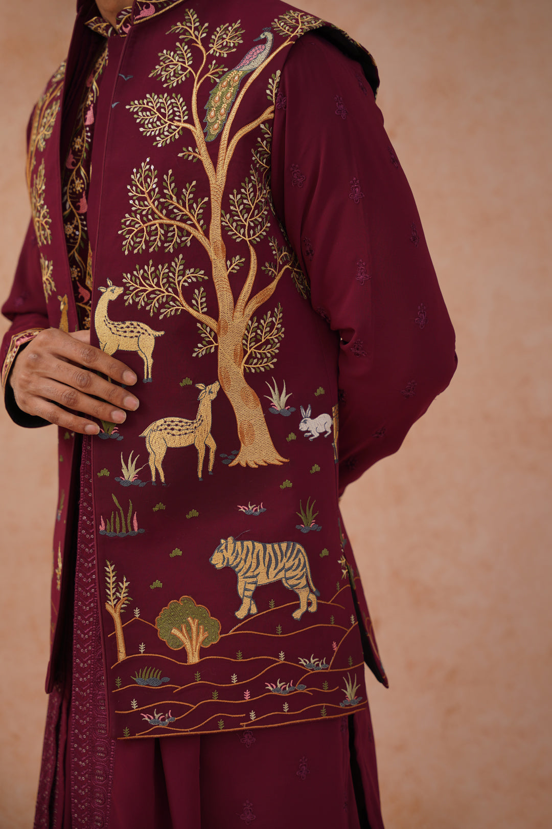 Jai Jacket Kurta Set with dupatta
