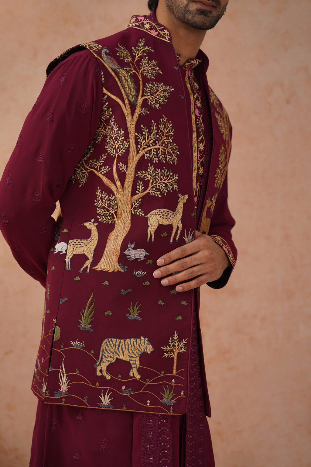 Jai Jacket Kurta Set with dupatta