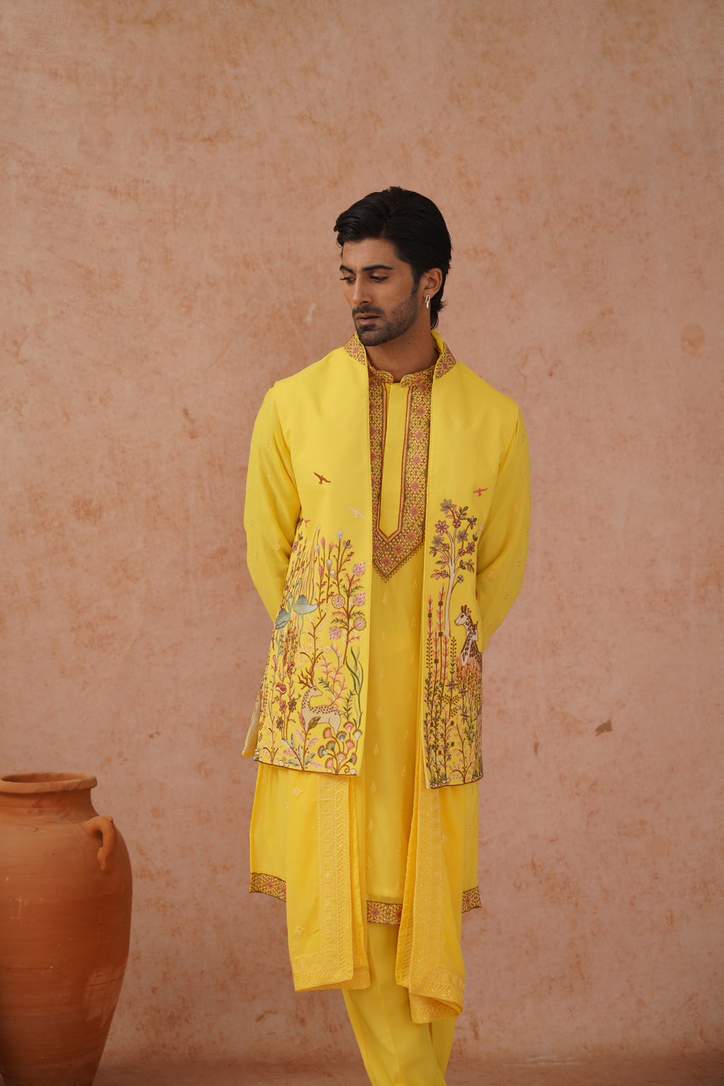 Arin Jacket Kurta Set with dupatta