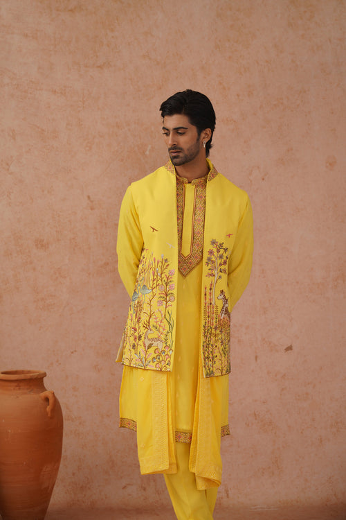 Arin Jacket Kurta Set with dupatta