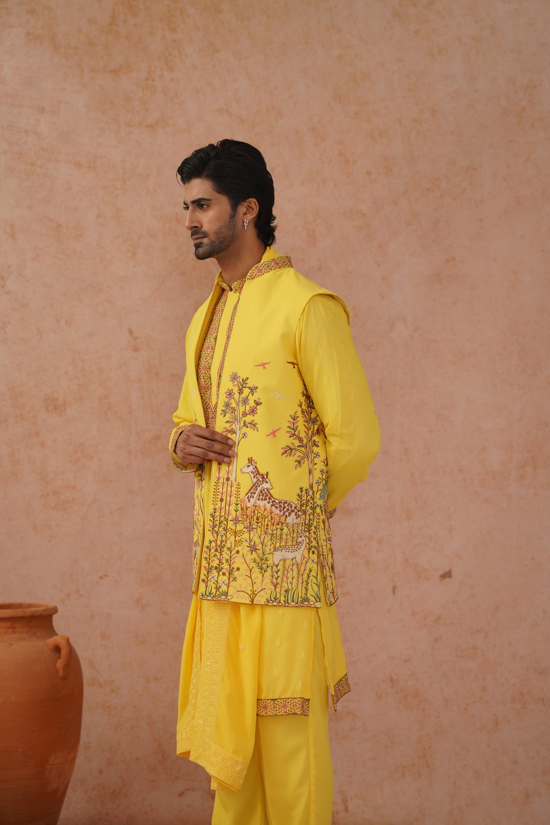 Arin Jacket Kurta Set with dupatta