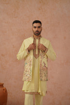 Avir Jacket Kurta Set with dupatta