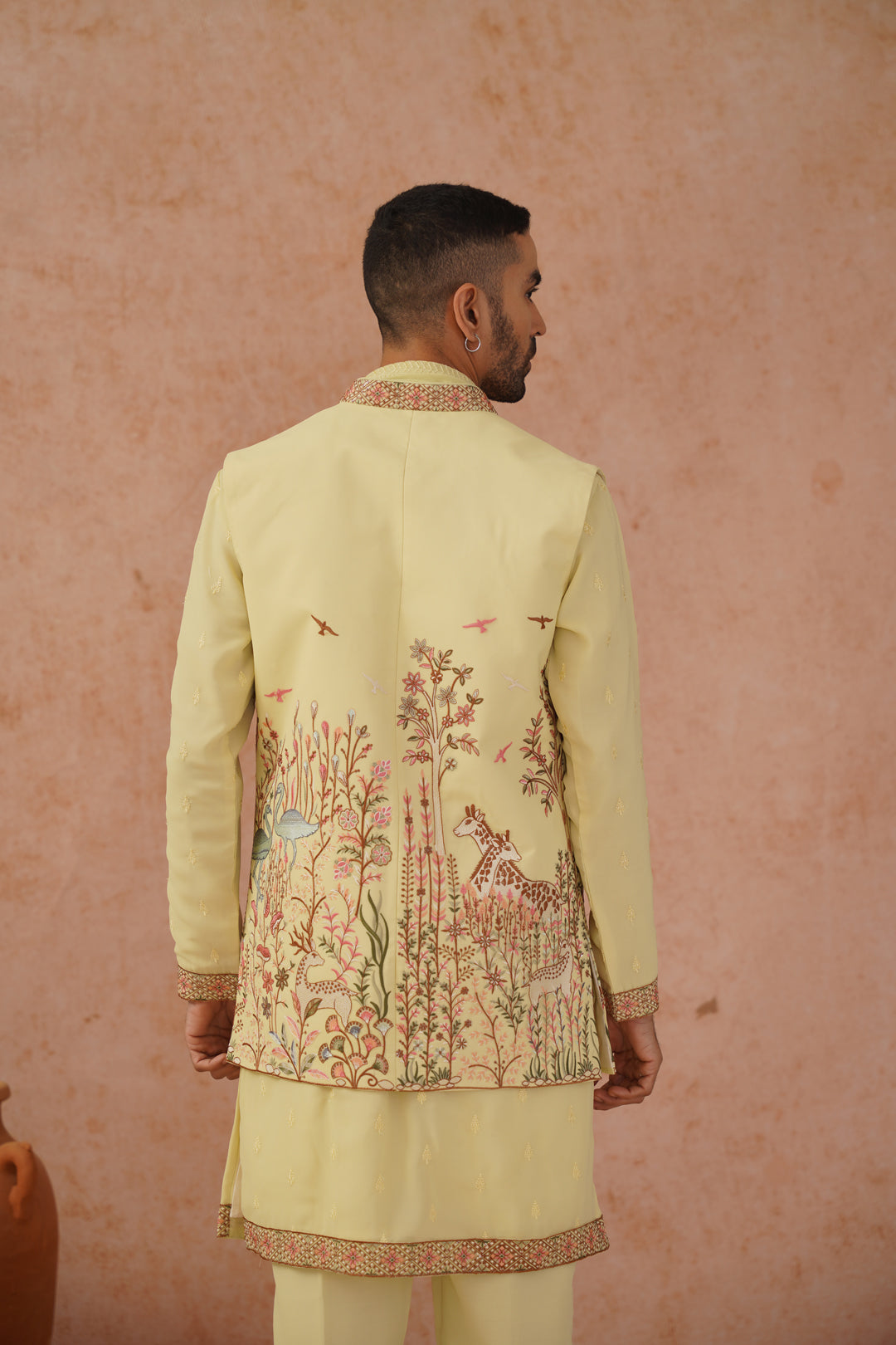 Avir Jacket Kurta Set with dupatta