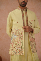 Avir Jacket Kurta Set with dupatta