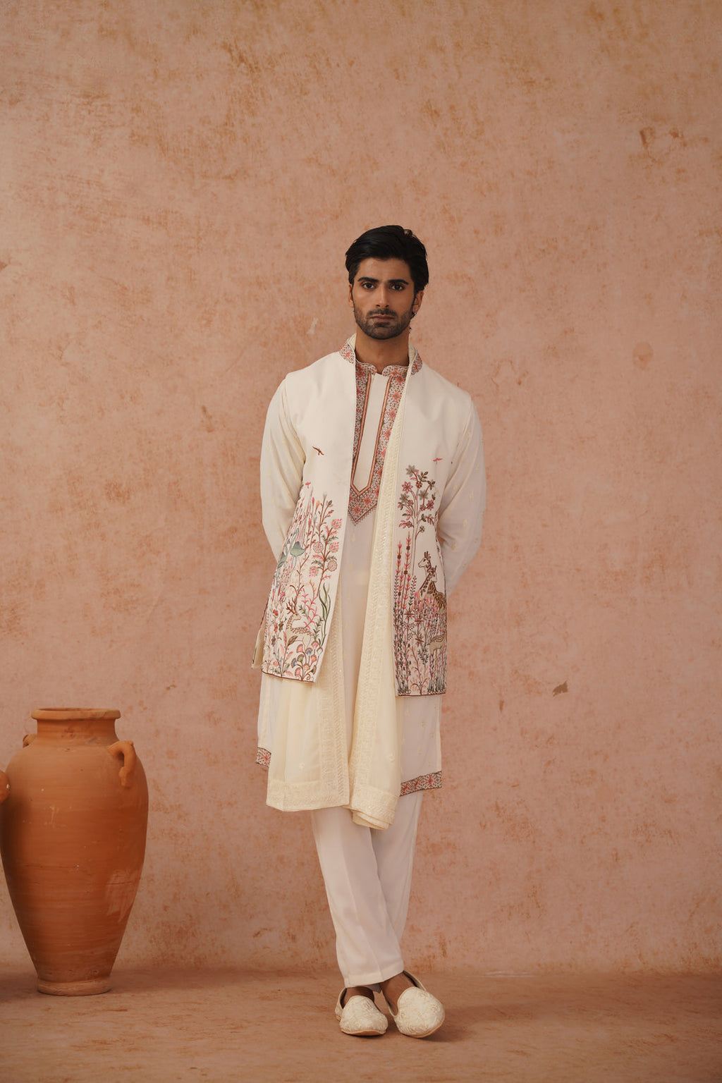 Amay Jacket Kurta Set with dupatta