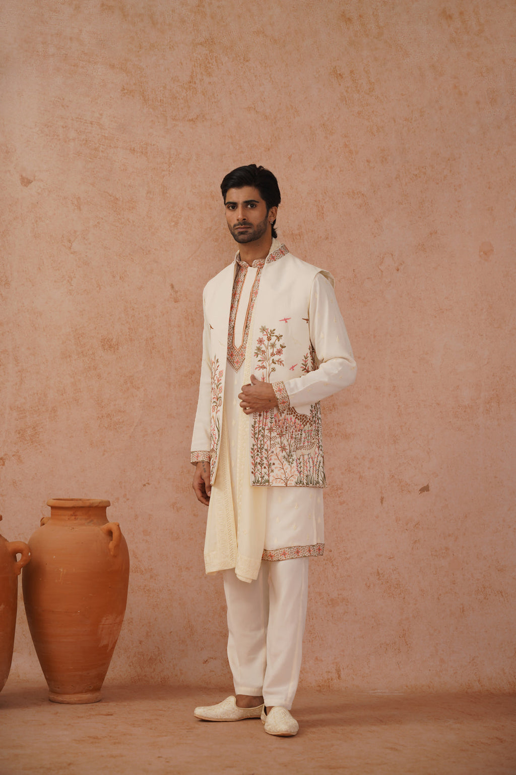 Amay Jacket Kurta Set with dupatta