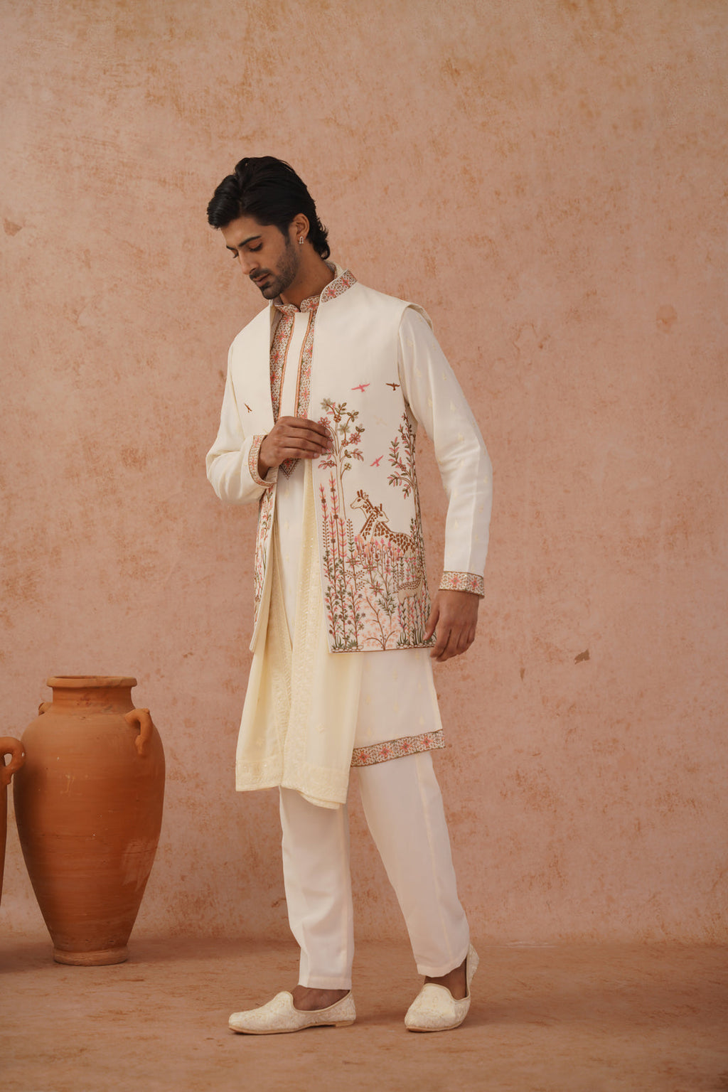 Amay Jacket Kurta Set with dupatta