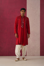 Raj- Mirror Work Patiyala Kurta Set