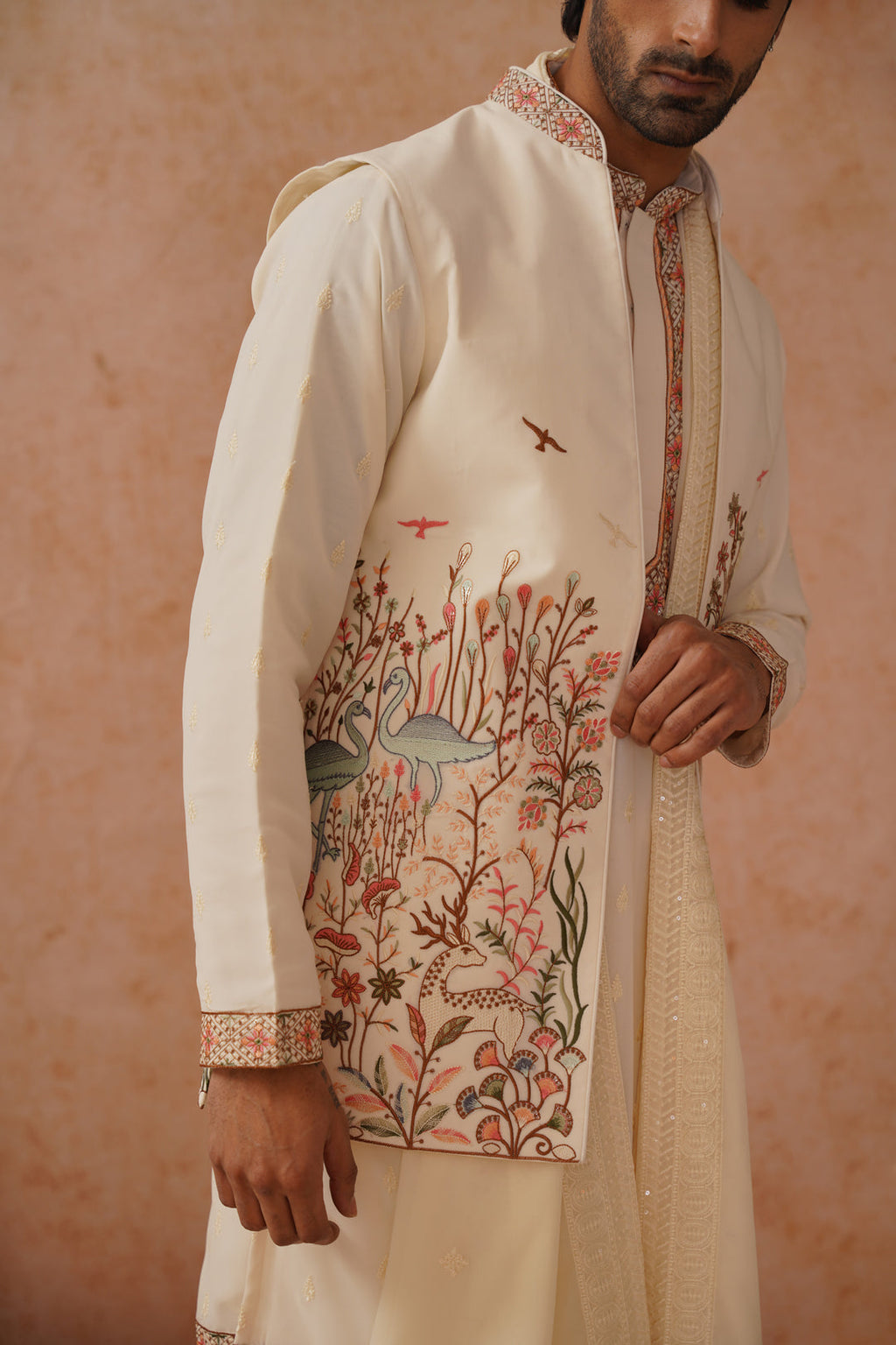 Amay Jacket Kurta Set with dupatta