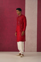 Raj- Mirror Work Patiyala Kurta Set