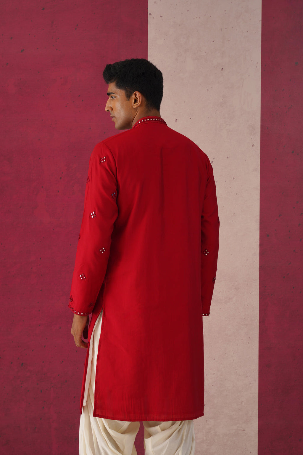 Raj- Mirror Work Patiyala Kurta Set