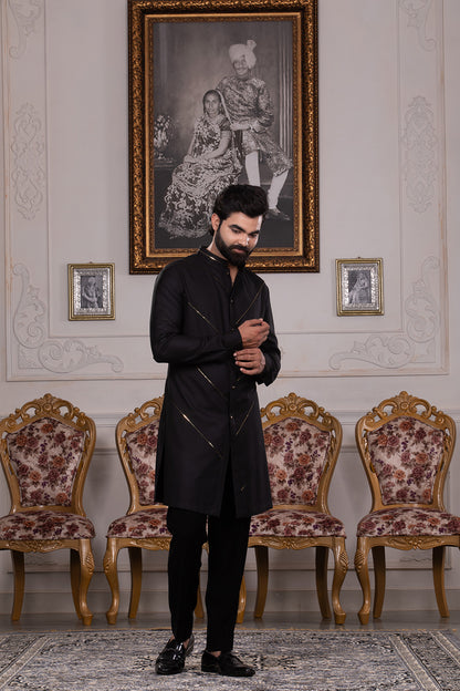 BLACK KURTA